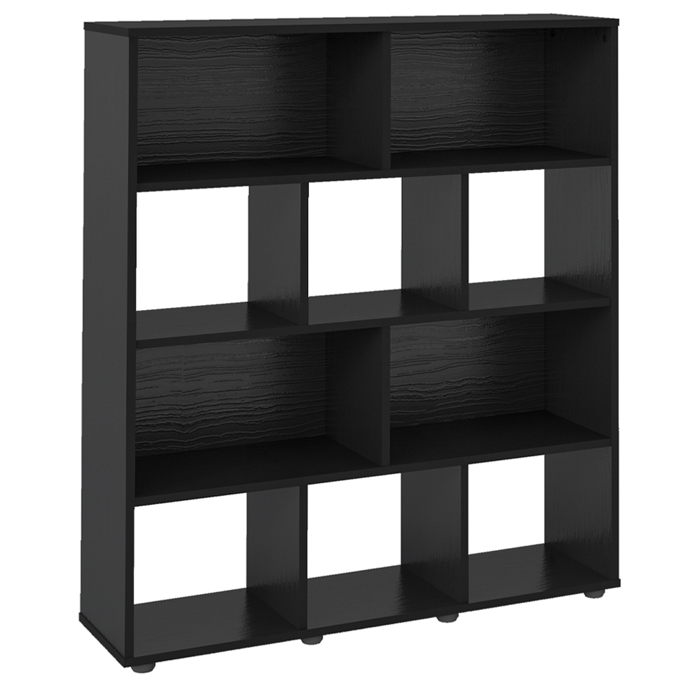 Estante Livreiro 10 Nichos 109X91 cm Preto ARLY