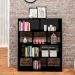 Estante Livreiro 10 Nichos 109X91 cm Preto ARLY
