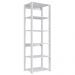 Estante Livreiro 138X60cm 05 Prateleiras Branco PRODDY