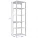 Estante Livreiro 138X60cm 05 Prateleiras Branco PRODDY