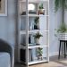 Estante Livreiro 138X60cm 05 Prateleiras Branco PRODDY