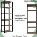Estante Livreiro 138X60cm 05 Prateleiras Preto Montana PRODDY
