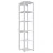 Estante Livreiro 183cm 05 Prateleiras Branco PRODDY