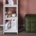 Estante Livreiro 183cm 05 Prateleiras Branco PRODDY
