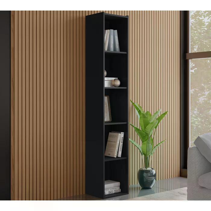 Estante Livreiro 4 Prateleiras Janaina Preto REAJL Moveis