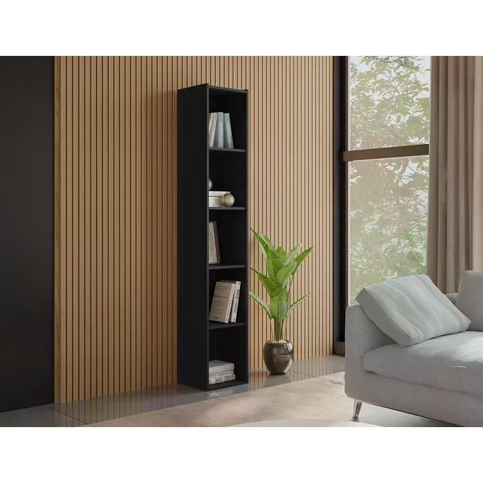 Estante Livreiro 4 Prateleiras Janaina Preto REAJL Moveis