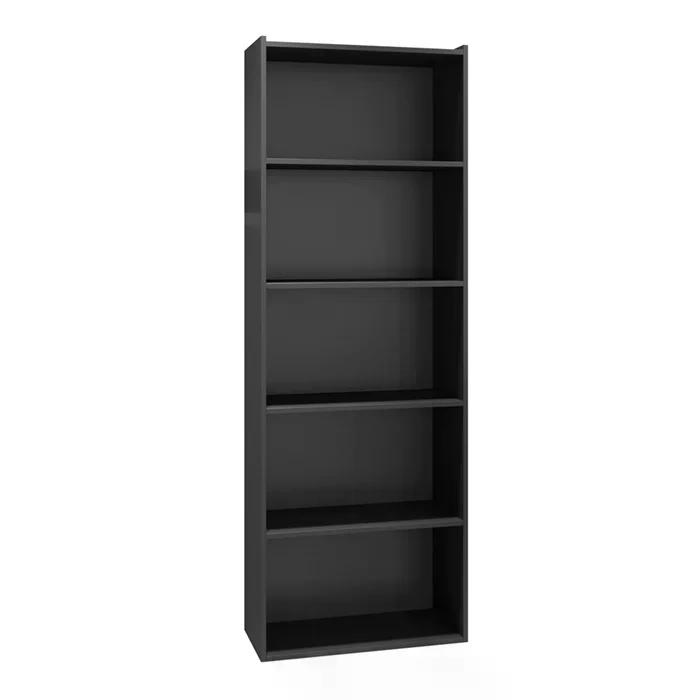 Estante Livreiro 4 Prateleiras Luiza Preto REAJL Moveis