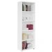 Estante Livreiro 5 Prateleiras 180X60 cm Branco ARLY