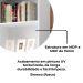 Estante Livreiro 5 Prateleiras 180X60 cm Branco ARLY