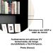 Estante Livreiro 5 Prateleiras 180X60 cm Preto ARLY