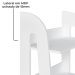 Estante Livreiro 7 Prateleiras 183X60 cm Branco Fosco ARLY