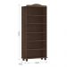 Estante Livreiro Madeira Maciça 85 cm 8964 Cafe Milani Store