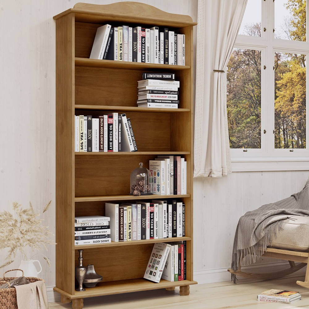 Estante Livreiro Madeira Maciça 85 cm 8964 Freijo Milani Store