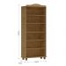 Estante Livreiro Madeira Maciça 85 cm 8964 Freijo Milani Store