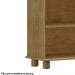 Estante Livreiro Madeira Maciça 85 cm 8964 Freijo Milani Store