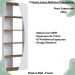 Estante Livreiro Multiuso 05 Prateleiras Branco Mel PRODDY