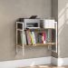 Estante Nicho 2 Prateleiras 72 cm LI008 Canela Branco KPB