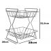 Fruteira Tubular De Mesa 02 Andares FM105 Rose HKS Milani Store