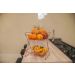 Fruteira Tubular De Mesa 02 Andares FM105 Rose HKS Milani Store