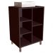 Gabinete 1 Porta Correr 60 cm Cuba Branca BL7250 Grafite FAEM