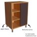 Gabinete 1 Porta Correr 60 cm Espelheira CJ7250 Mell Grafite FAEM