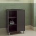 Gabinete 1 Porta De Correr 5 Nichos 60 cm BL7250 Grafite FAEM