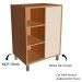 Gabinete 1 Porta De Correr 5 Nichos 60 cm BL7250 Mell Arenas FAEM
