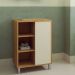 Gabinete 1 Porta De Correr 5 Nichos 60 cm BL7250 Mell Arenas FAEM