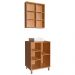 Gabinete 60 cm Espelheira e Cuba Branca CJ7250 Mell Arenas FAEM