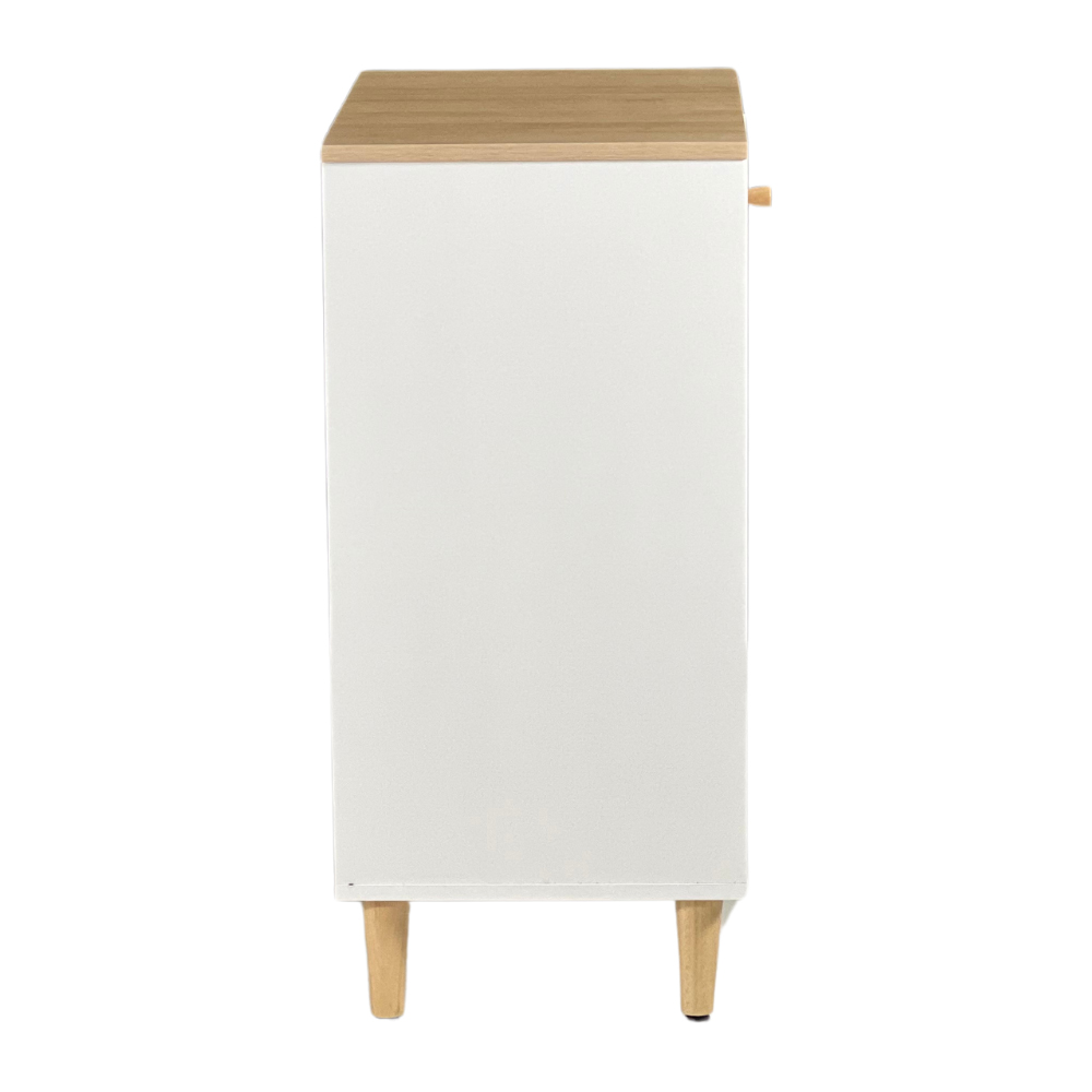 Gabinete Banheiro 1 Porta 2 Prateleiras 60 cm BN06 Branco Dtall