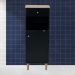 Gabinete Banheiro 1 Pt 1 Gv 3 Prateleiras 104 cm BN07 Preto Dtall