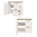 Gabinete Banheiro Com Tampo 1 Pt 2 Gv 79 cm BN01 Branco Dtall