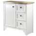 Gabinete Banheiro Com Tampo 1 Pt 3 Gv 79 cm BN05 Branco Dtall