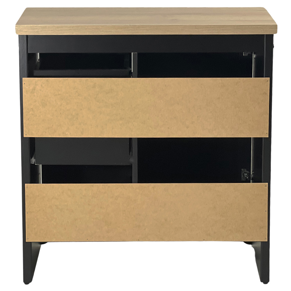 Gabinete Banheiro Com Tampo 1 Pt 3 Gv 79 cm BN05 Preto Dtall