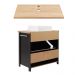 Gabinete Banheiro Com Tampo 2 Pt 2 Gv 85 cm BN04 Preto Dtall