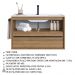 Gabinete De Banheiro Com Lavatorio 80cm Mel PRODDY