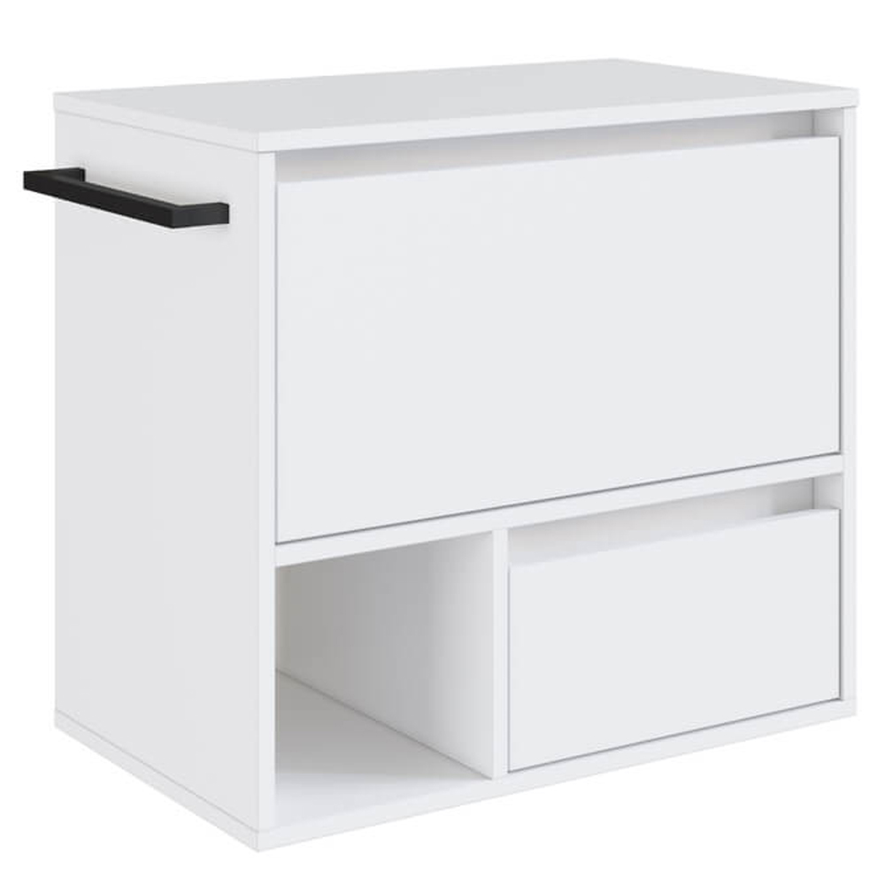 Gabinete Para Banheiro 01 Porta 01 Gaveta 60cm Branco PRODDY