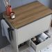 Gabinete Para Banheiro 01 Porta 01 Gaveta 60cm Mel Arenas PRODDY