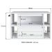 Gabinete Para Banheiro 01 Porta 01 Gaveta 80cm Branco PRODDY