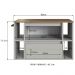 Gabinete Para Banheiro 01 Porta 01 Gaveta 80cm Mel Arenas PRODDY