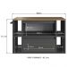 Gabinete Para Banheiro 01 Porta 01 Gaveta 80cm Mel Grafite PRODDY