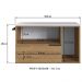 Gabinete Para Banheiro 02 Portas 01 Gaveta 80cm Mel Branco PRODDY