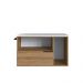 Gabinete Para Banheiro 02 Portas 01 Gaveta 80cm Mel Branco PRODDY