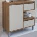 Gabinete Suspenso 1 Porta e 2 Gavetas 80 cm BL2001 Mell Arenas FAEM