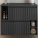 Gabinete Suspenso 2 Portas Basculantes 75 cm BL1000 Grafite FAEM