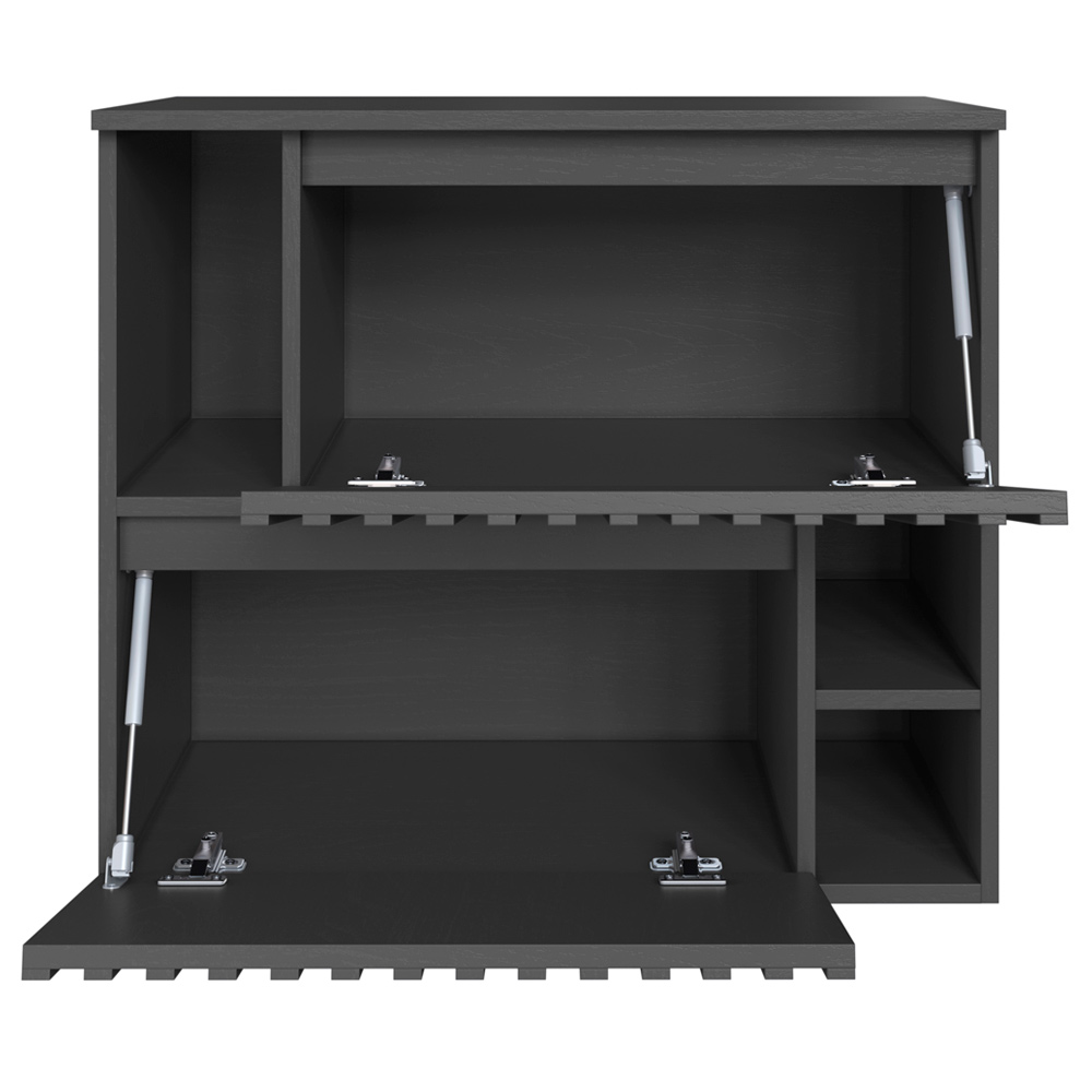 Gabinete Suspenso 2 Portas Basculantes 75 cm BL1000 Grafite FAEM
