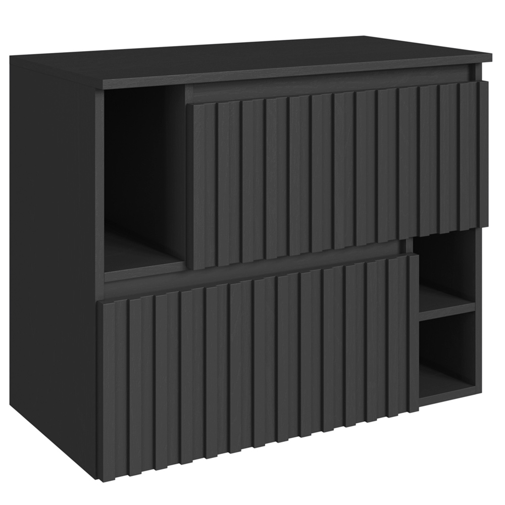 Gabinete Suspenso 2 Portas Basculantes 75 cm BL1000 Grafite FAEM