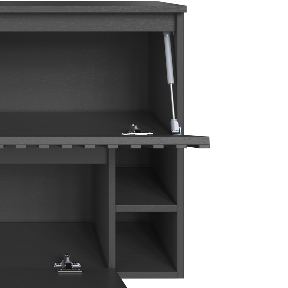 Gabinete Suspenso 2 Portas Basculantes 75 cm BL1000 Grafite FAEM
