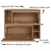 Gabinete Suspenso 2 Portas Basculantes 75 cm BL1000 Mell FAEM