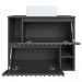 Gabinete Suspenso 2 Portas Com Cuba Branca 75 cm BL1000 Grafite FAEM